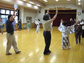 ”やかた夏まつり”盆踊り練習会