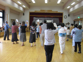 ”やかた夏まつり”盆踊り練習会